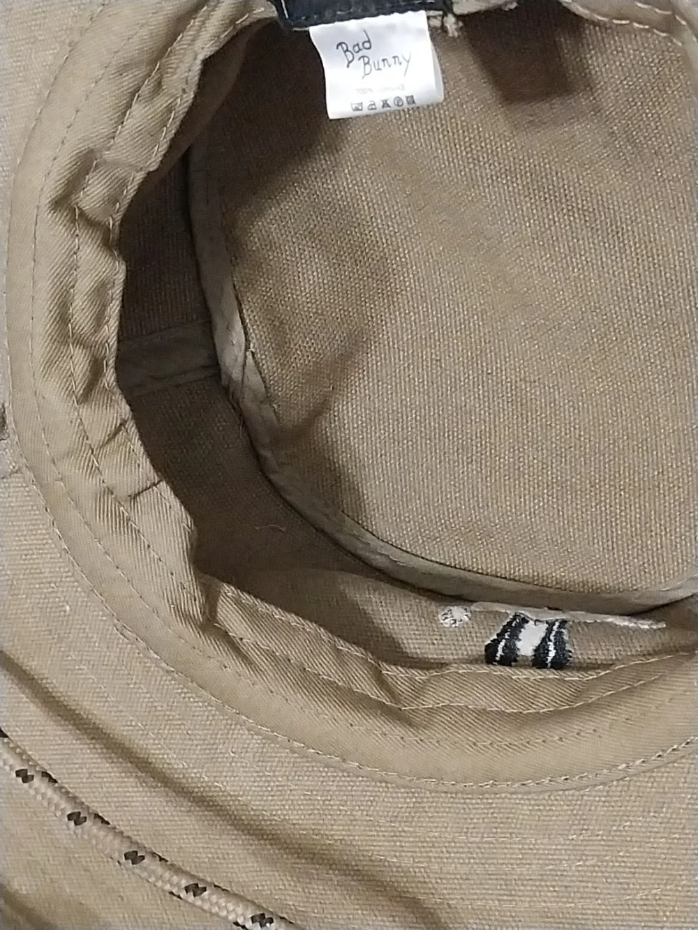 Bad Bunny 100% Canvas Safari Bucket Tan Hat Un Verano Sin Ti Tour